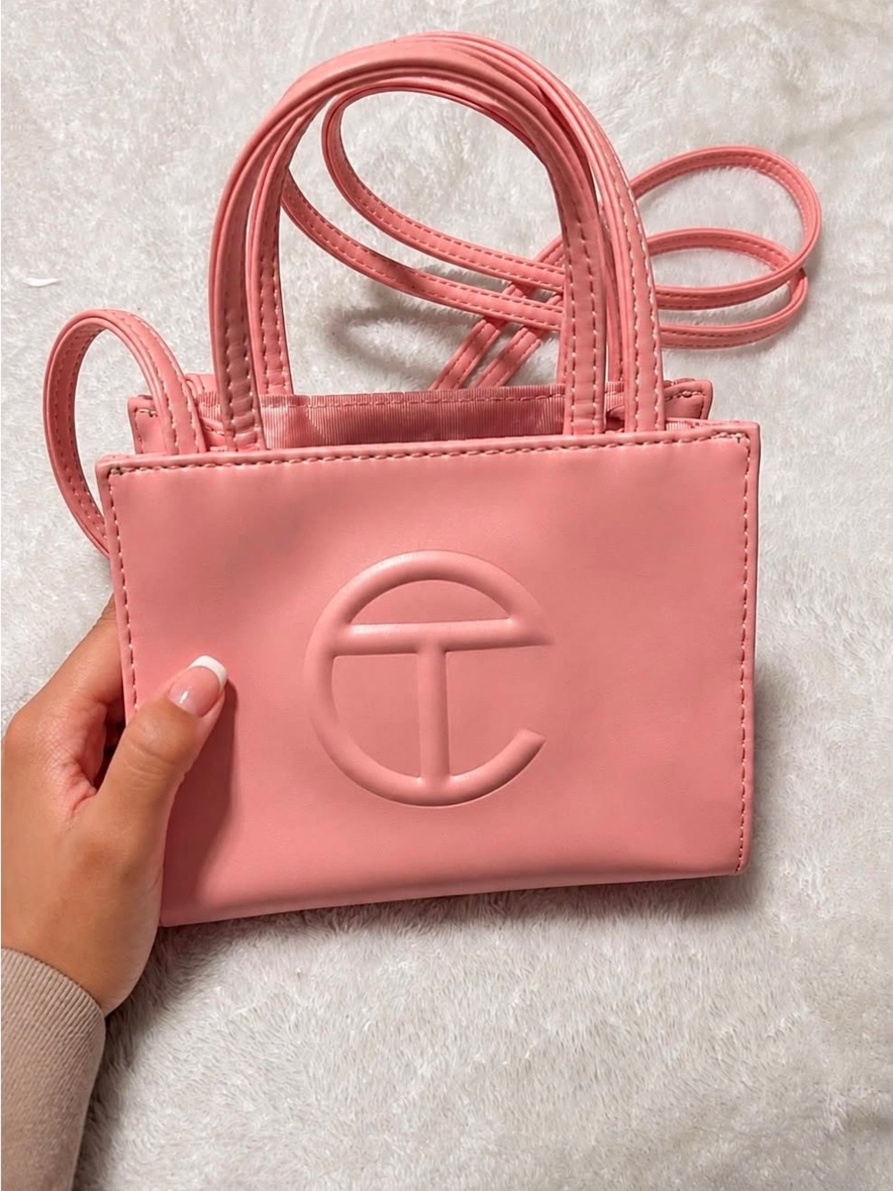 Telfar Small Shopping Bag – Pink | Pre-Owned